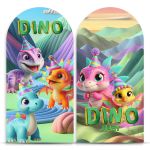 Capa Painel Romano Sublimado Tema Festa Dino Baby 4601