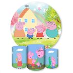 Kit 4 peças Full Tema Peppa pig 1681