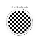 Kit 48 Capas Sousplat Sublimados Tema Quadriculado 16