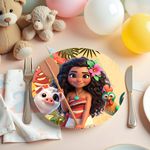 Kit 48 Capas Sousplat Sublimados Tema Moana 24