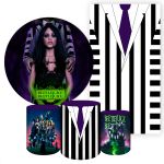 Kit 5 Peças Capa Redonda + Capa Retangular + Trio Capas Cilindros Sublimados Tema Os Fantasmas se divertem 2066