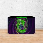 Capa Decorativa para 2 Mesas Quadrada Sublimada Tema Os Fantasmas se divertem 2068