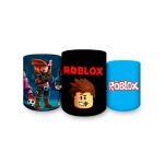 Trio Capas Cilindros Sublimados Tema Roblox 207