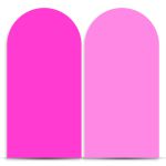 Capa Painel Romano Sublimado Tema Liso Cor Pink 21