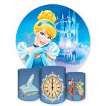 Kit 4 peças Full Tema Princesa Cinderela 222