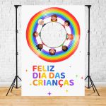 Capa Painel Interativo Para Fotos Vazado Tema Dia das crianças 2241