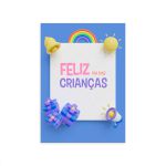 Capa Painel Retangular Sublimado Tema Dia das crianças 2243