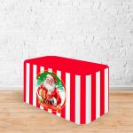 Capa Decorativa para 2 Mesas Quadrada Sublimada Tema Natal Decorações Natalinas 2250