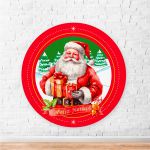 Capa Painel Redondo Sublimados Tema Natal 2250