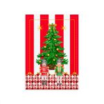 Capa Painel Retangular Sublimado Tema Natal 2250