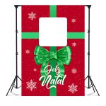 Capa Painel Interativo Para Fotos Vazado Tema Natal 2251