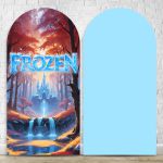 Capa Painel Romano Sublimado Tema Frozen 2705