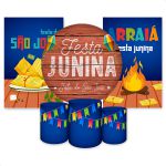Kit 6 Capas Tema Festa Junina 3139