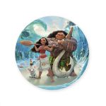 Capa Painel Redondo Sublimados Tema Moana 346