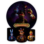 Capa Painel + Trio Capas Cilindros Sublimados Tema Five Nights at Freddy's Gamer 3505