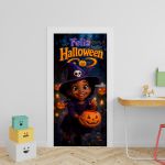 Capa Porta Tema Halloween 4016