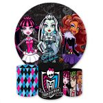 Capa Painel + Trio Capas Cilindros Sublimados Tema Monster High 4043