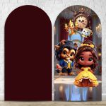 Capa Painel Romano Tema Princesa 