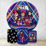 Kit 4 Capas Tema Elementos do Rosa 4210