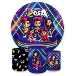 Kit 4 Capas Tema Elementos do Rosa 4210