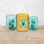 Trio de Cilindros Tema Borboleta 4225