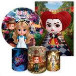 Kit 5 Peças Tema Alice no Pais das Maravilhas 4225