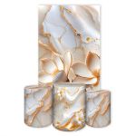 Kit Retangular + Trio de Cilindros Tema Flores 4227