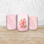 Trio de Cilindros Tema Flores 4230