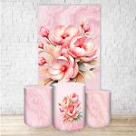 Kit Retangular + Trio de Cilindros Tema Flores 4230