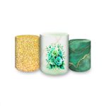 Trio de Cilindros Tema Flores 4232