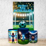Kit Retangular + Trio de Cilindros Tema Novembro Azul 4235