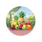 Capa Painel Redondo Tema Fruta 4297