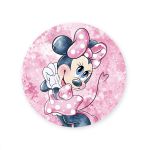 Capa Painel Redondo Tema Minnie 4299