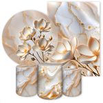 Kit 5 Peças Tema Flores 4307