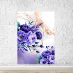 Painel Retangular Tema Flores 4310