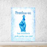 Painel Retangular Tema Novembro Azul 4315