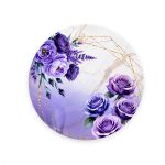 Painel Redondo Tema Flores 4321