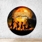Painel Redondo Tema Halloween 4328