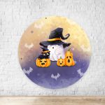 Painel Redondo Tema Halloween 4329