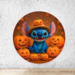Painel Redondo Tema Halloween 4331