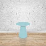Capa para Mesa Cone Sublimada Azul Bebe 
