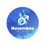 Capa Painel Redondo Sublimados Tema Novembro azul 5115