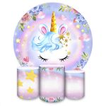 Kit 4 peças Full Tema Unicórnio 596