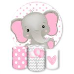 Kit 4 peças Full Tema Elefantinho 640