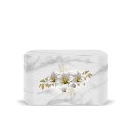 Capa Decorativa para 2 Mesas Quadrada Sublimada Tema Flores 7014