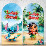Painel Romano Tema Lilo & Stitch 7042