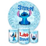 Capa Painel + Trio Capas Cilindros Sublimados Tema Lilo Stich 7043