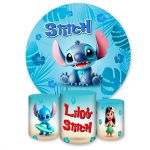 Capa Painel + Trio Capas Cilindros Sublimados Tema Lilo Stich 7044