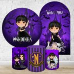 Kit 4 Capas + Romano Tema Wandinha 7095
