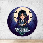 Painel Redondo Tema Wandinha 7096